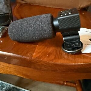 Black Stereo Microphone